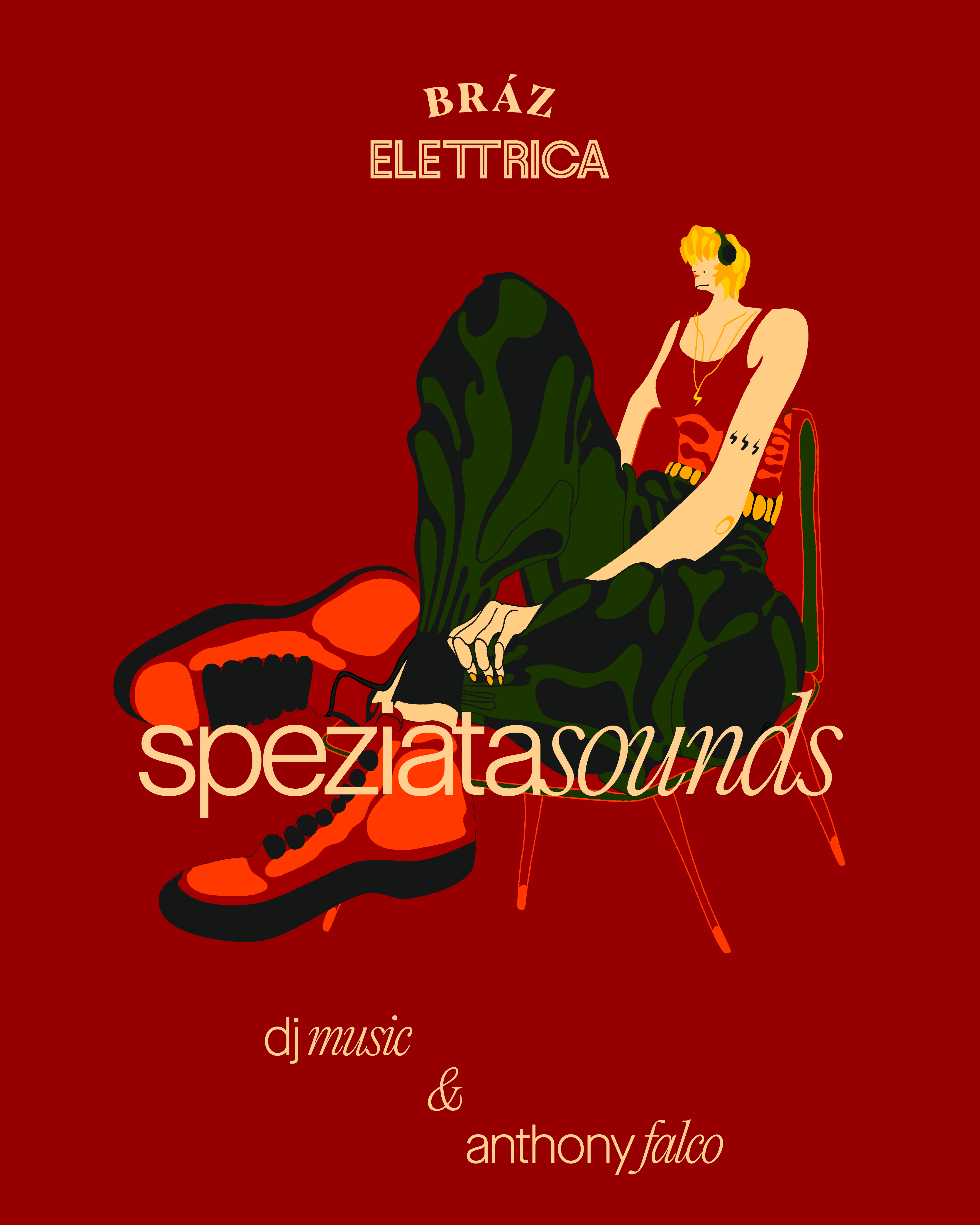 Speziata sounds character illustration on pomodoro