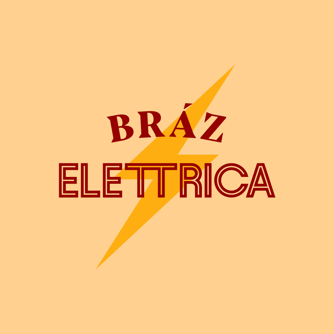 Wordmark over a luce lightning bolt on mozzarella
