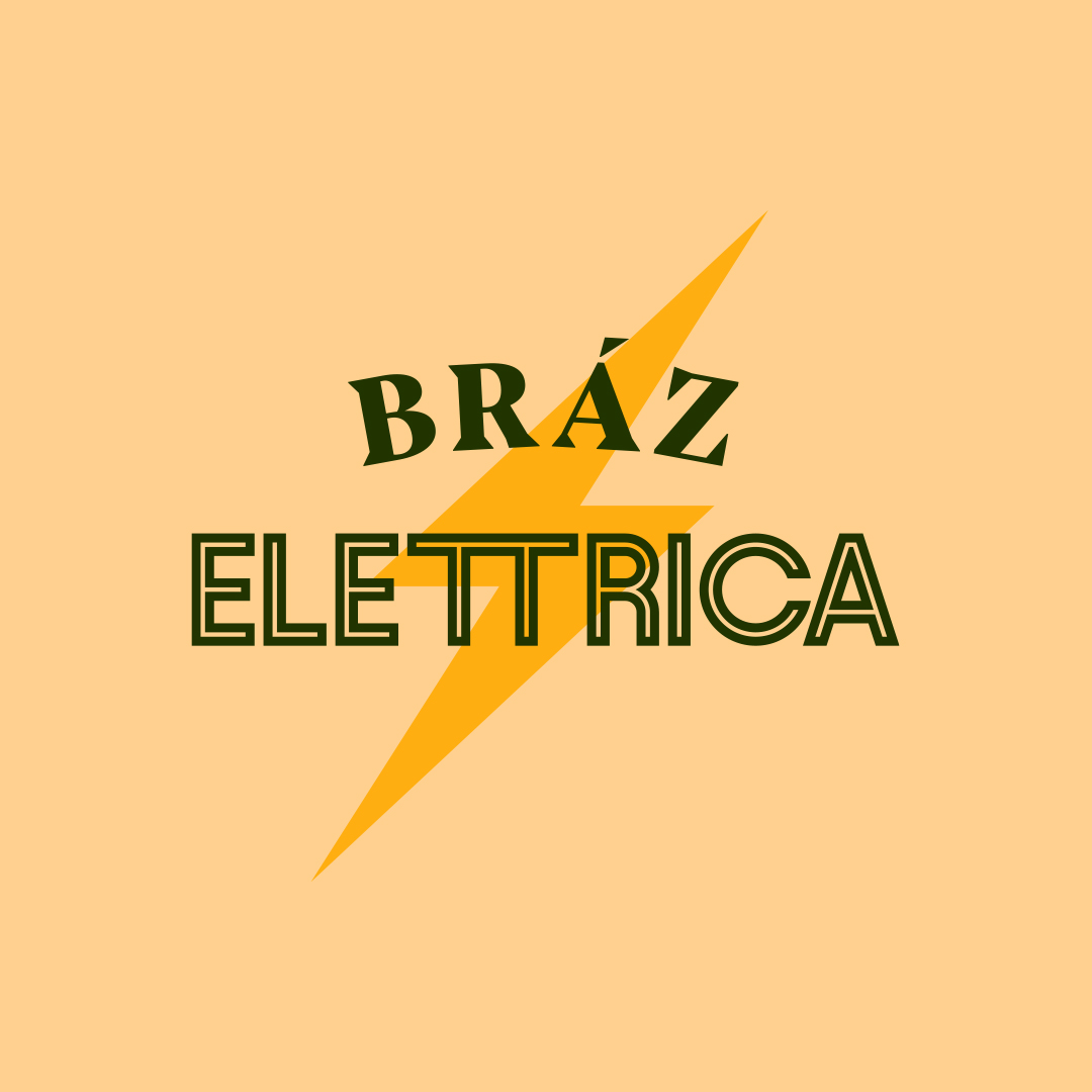 Wordmark over a luce lightning bolt in basilico