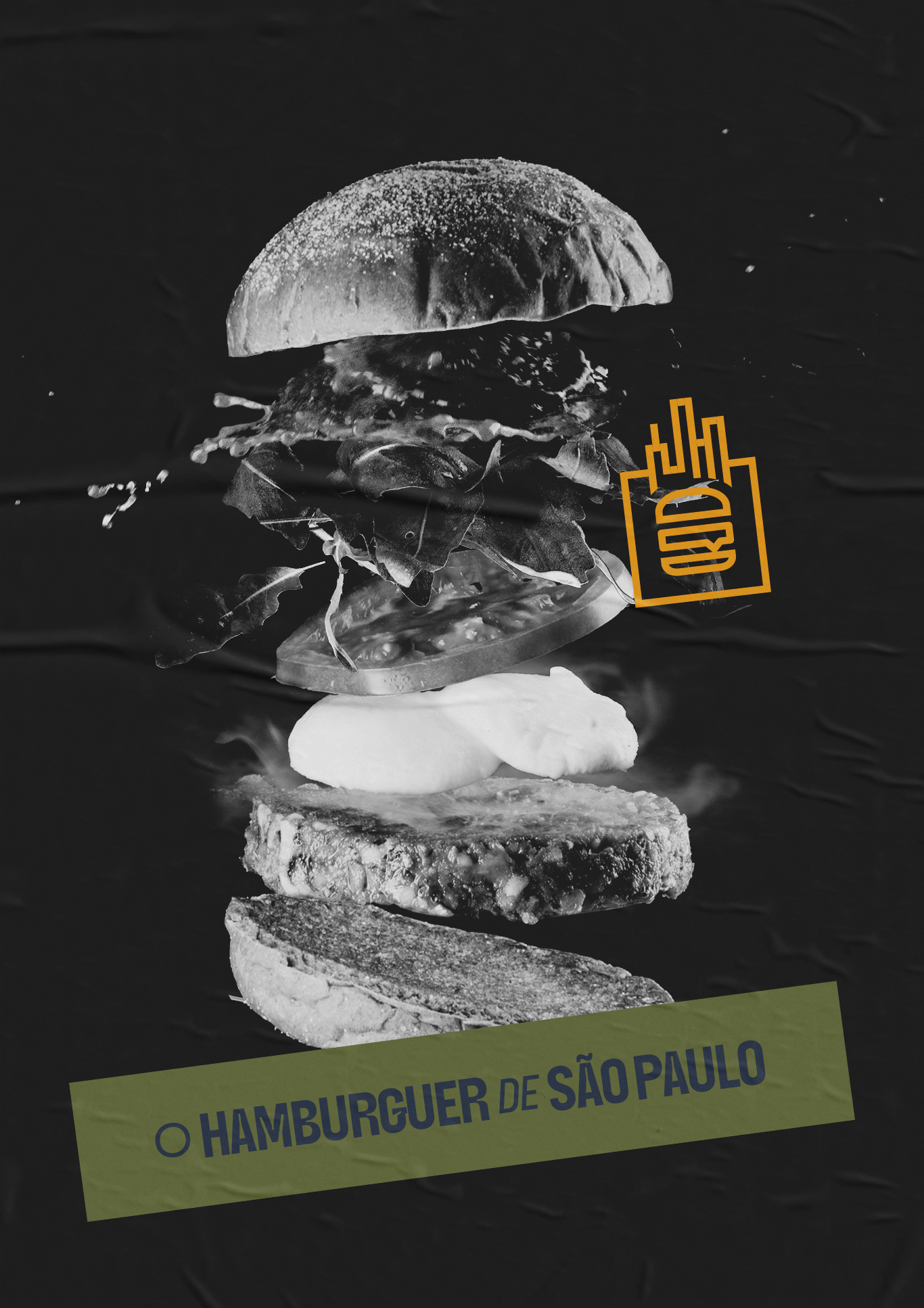 Quintandinha burger poster