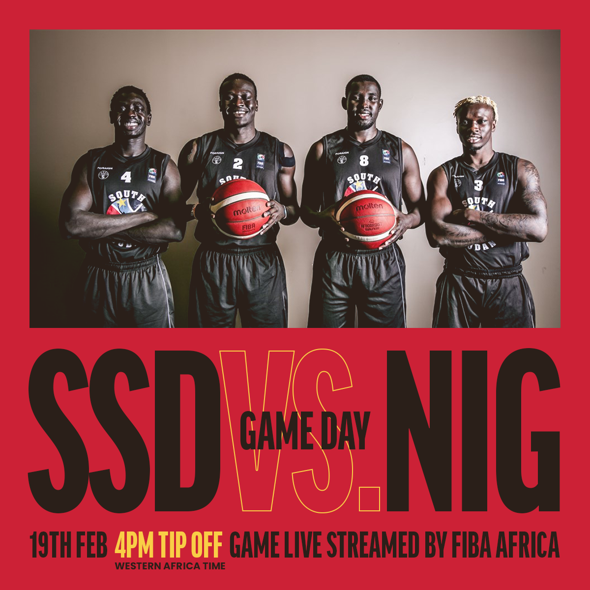 Social feed template — game day