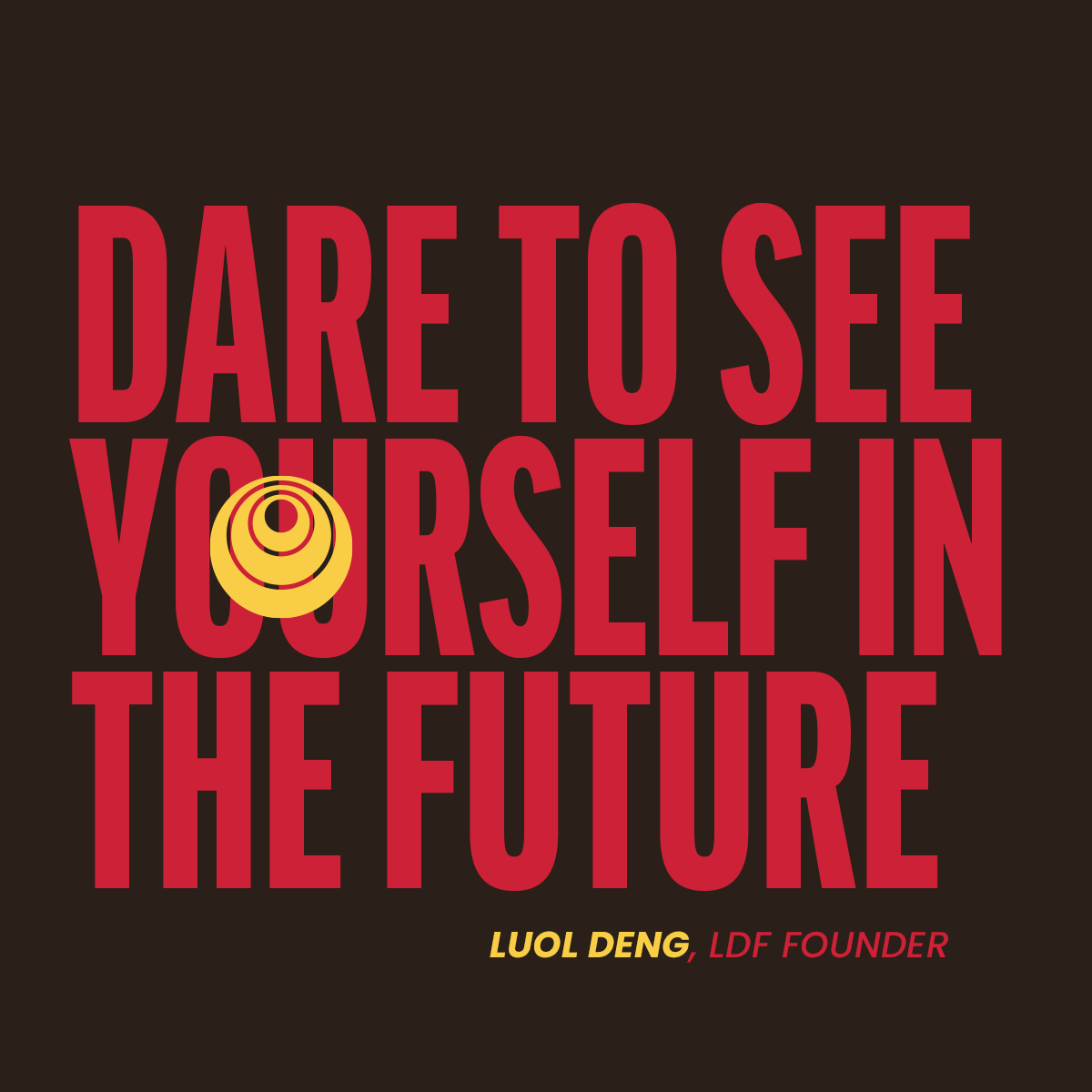 Social feed template — quote