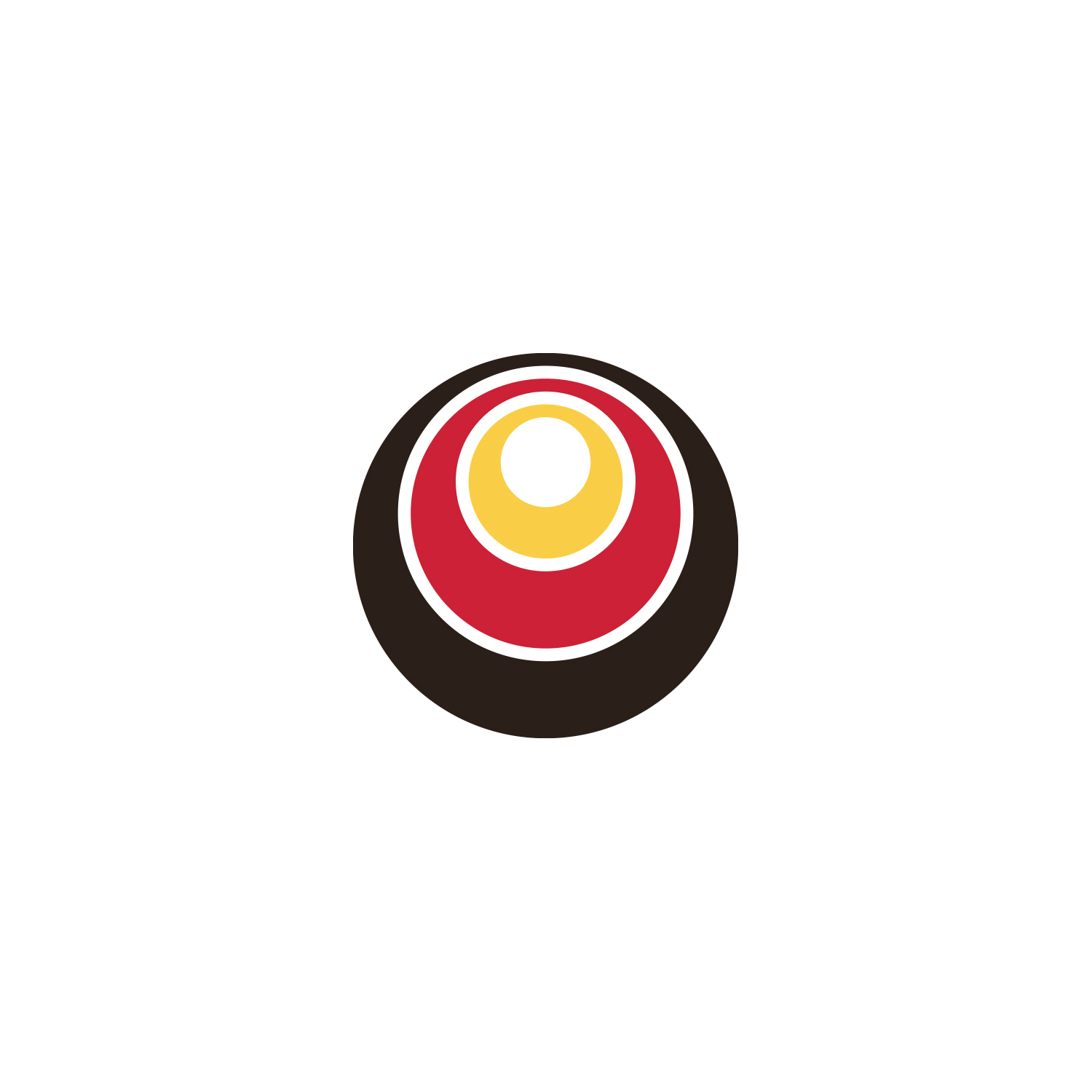 Luol Deng Foundation telescopic eye icon on red