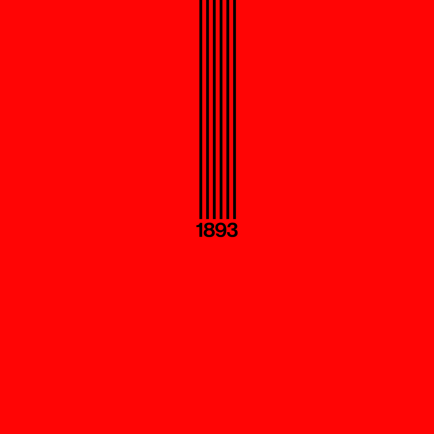Paramount 1893 hanging bar mark on red