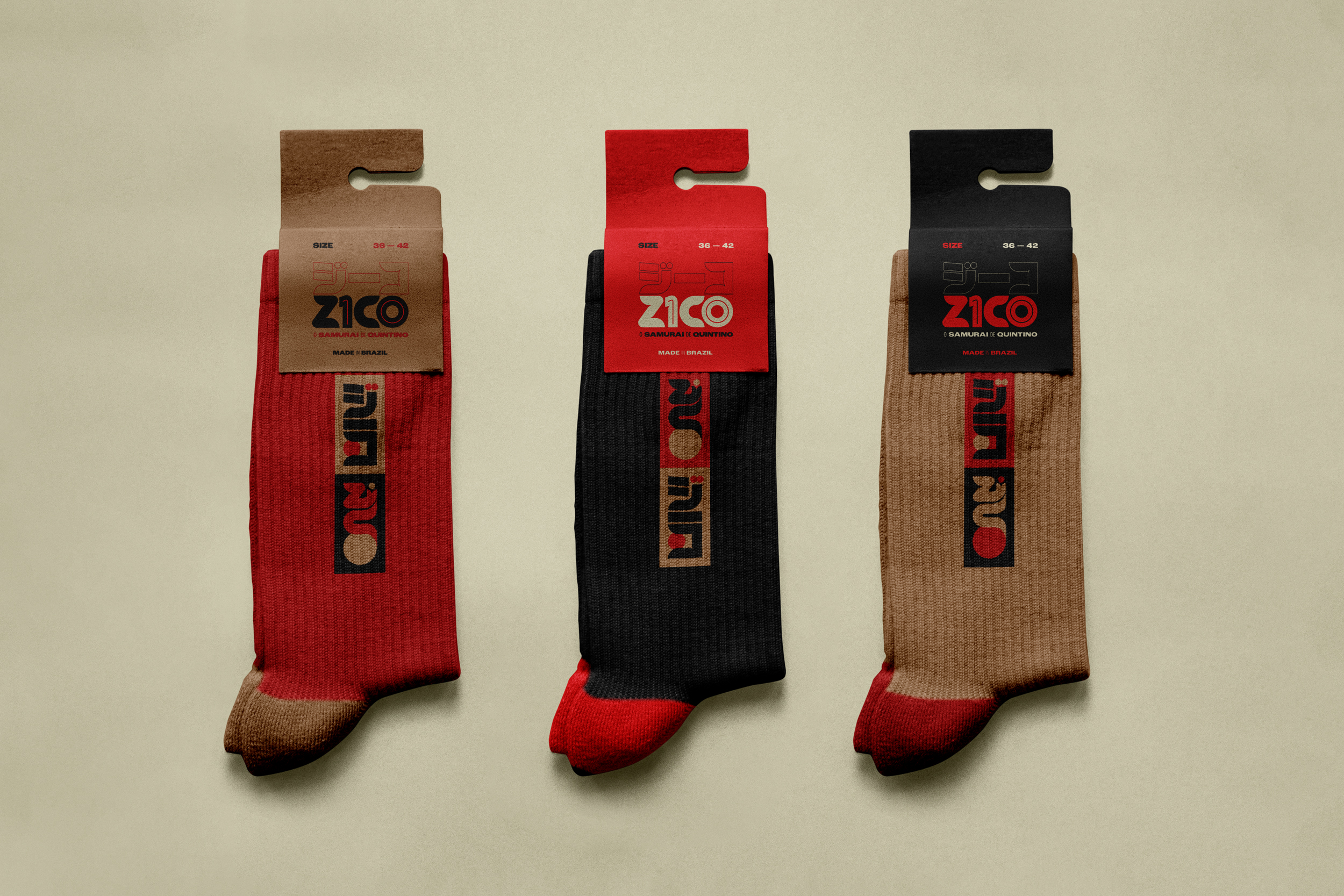 Zico collectible sock mockups